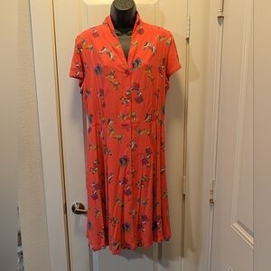 Emily & Fin Hailey Get Your Skates On Button Up Dress